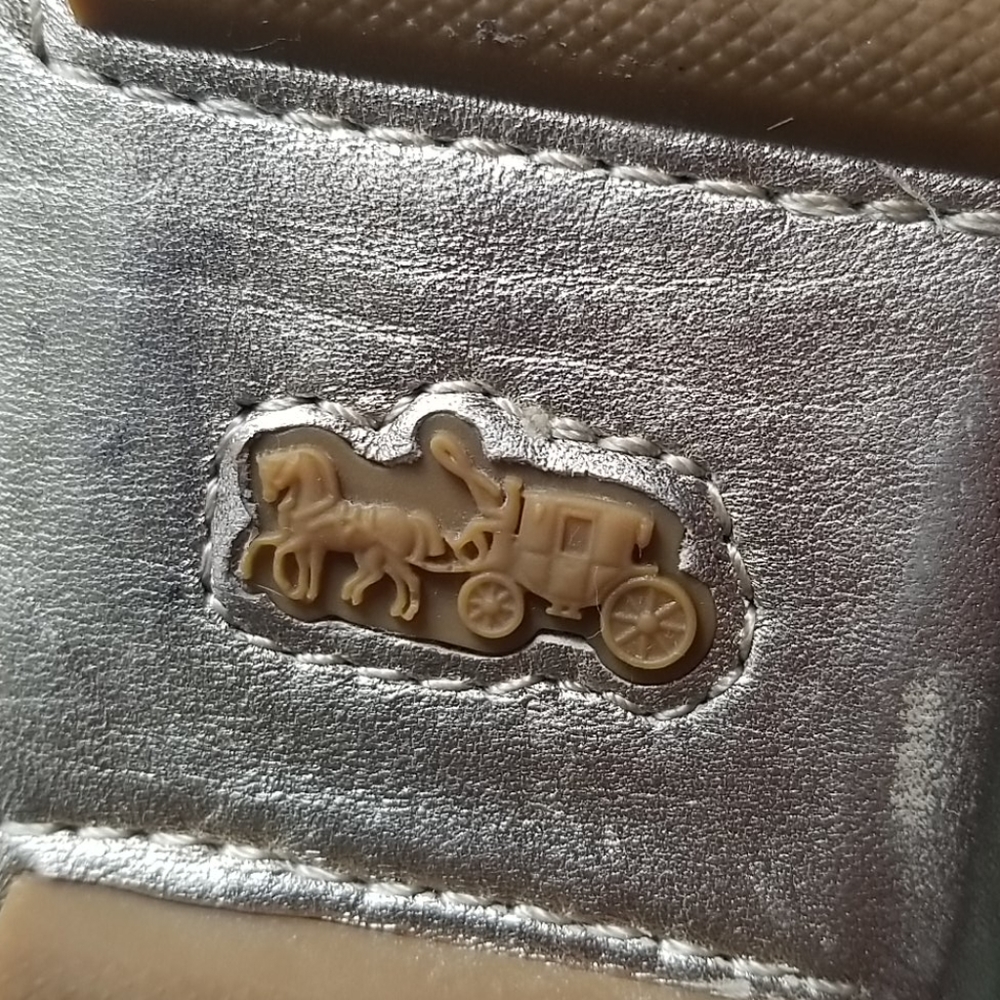 Coach Gold Glam Loafers - Picture 6 of 10